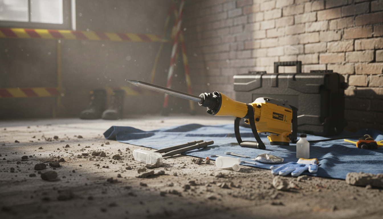 2200W Electric Jack Hammer: 1350 BPM Demo Guide