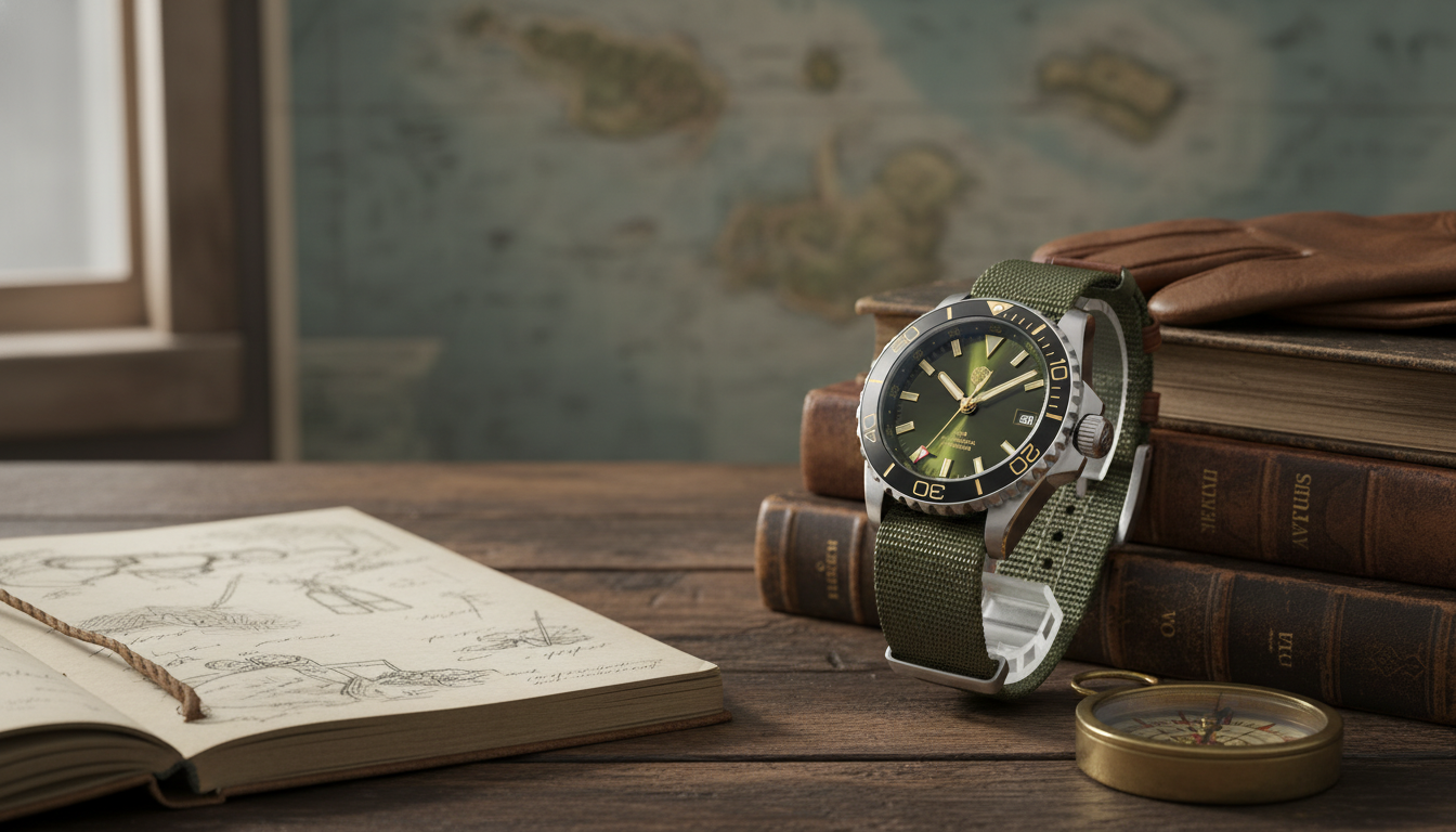 39mm Diver GMT: Enamel Dial, Ceramic Bezel Guide