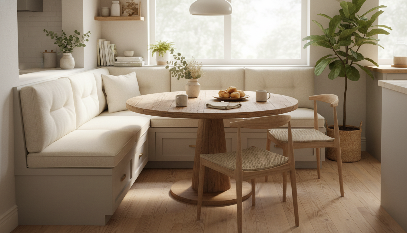 Breakfast Nook Banquette Guide: Layout, Sizing & Storage
