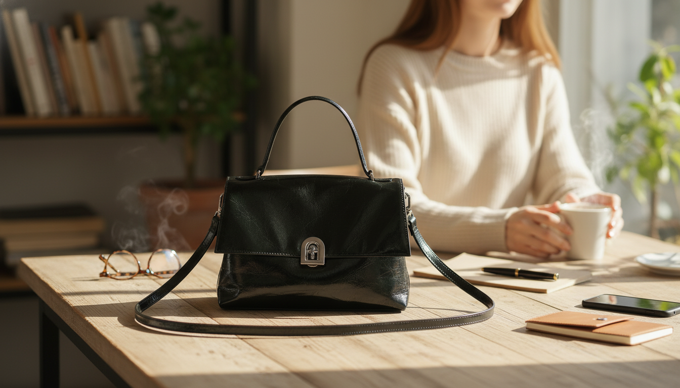 Large Leather Tote: Convertible Shoulder-to-Crossbody