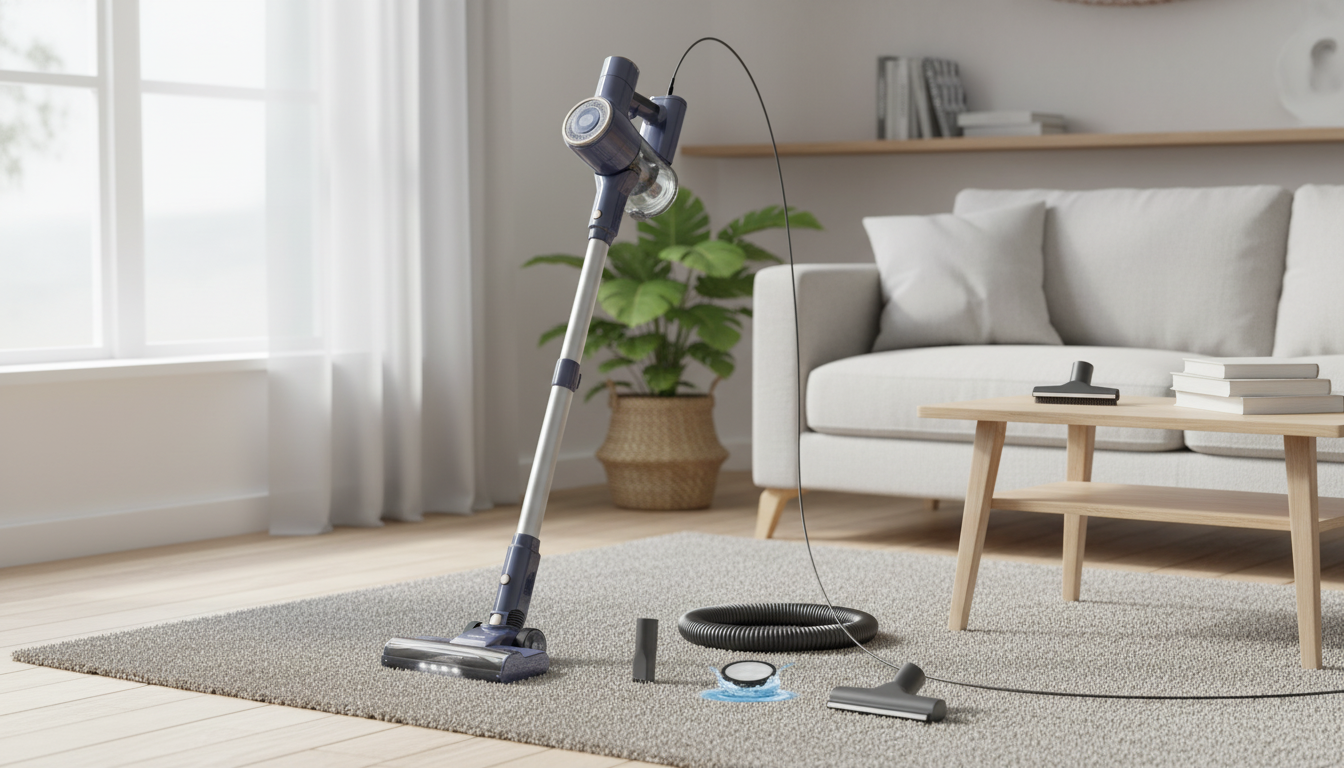 I8 Corded Vacuum 600W 23KPa: 6-in-1 Stick & Handheld