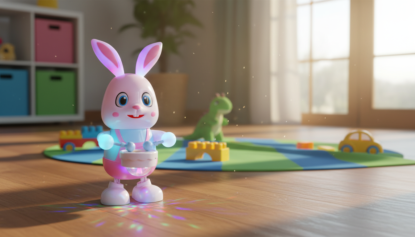 Interactive Dancing Bunny Robot: Music, Moves & Play