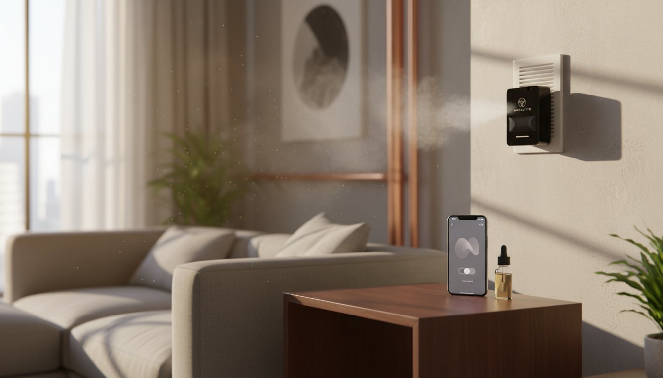 Smart HVAC Oil Diffuser: App-Controlled Whole-Home Scent