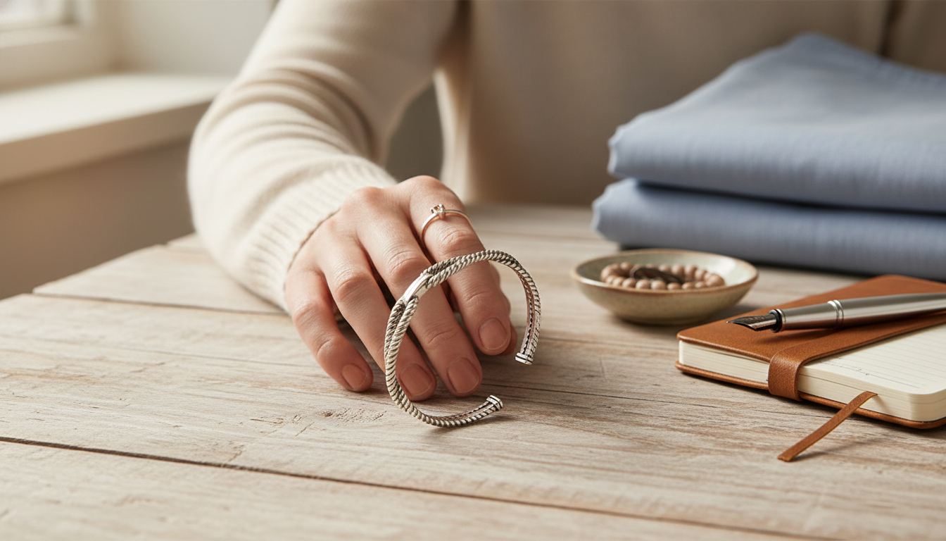Sterling Rope Knot Cuff Bracelet: Fit, Style, Care