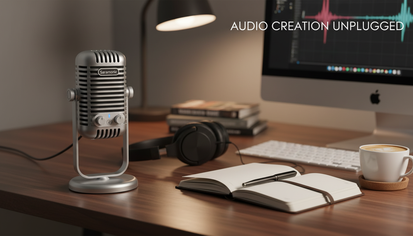 USB Desktop Mic Setup for Clear Calls, Streams & Podcasts