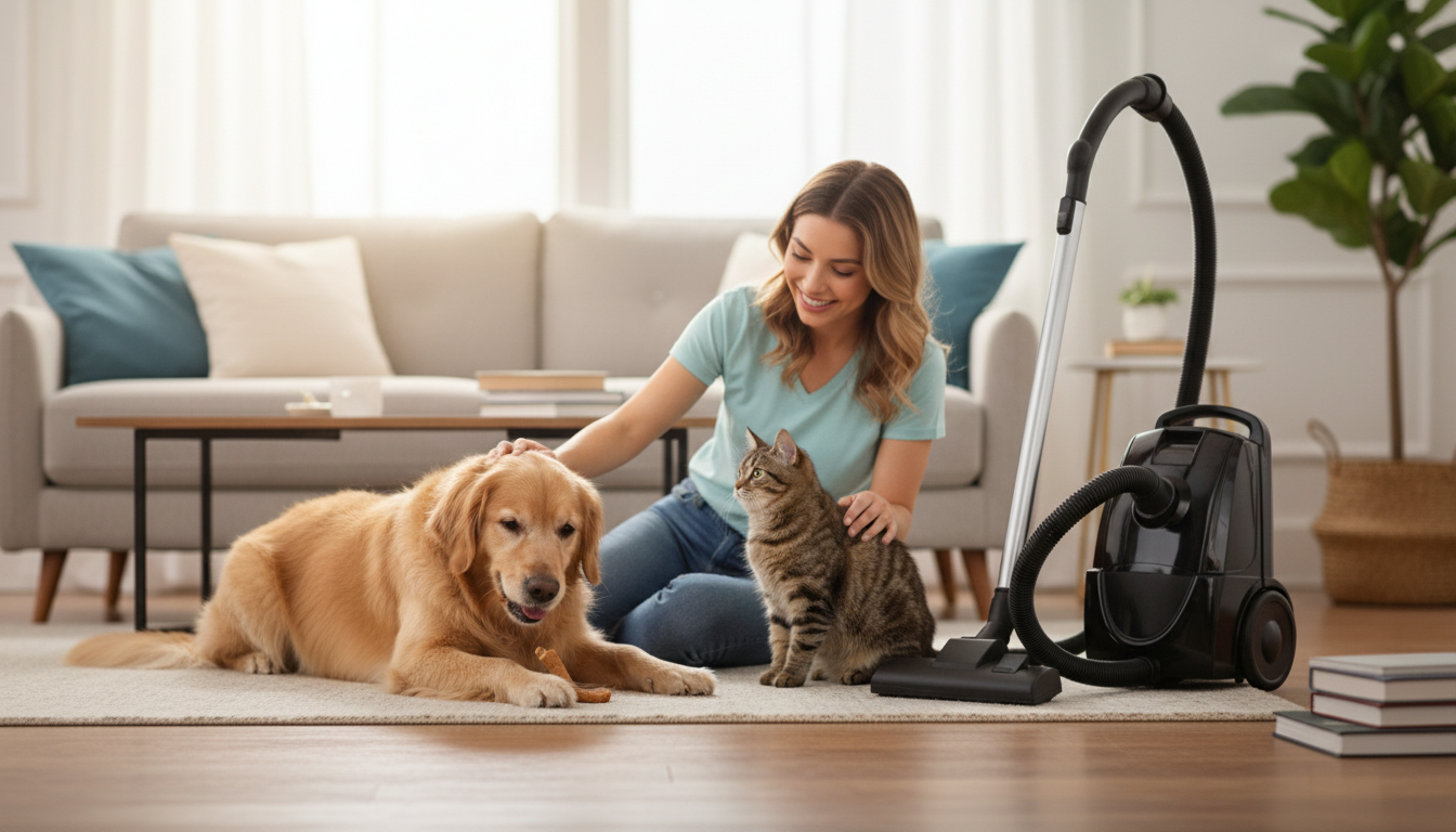 Vacuum Anxiety in Pets: Calm Training for Dogs & Cats