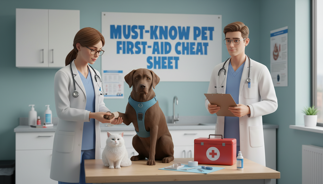 Pet First Aid Cheat Sheet: Printable Emergency Steps